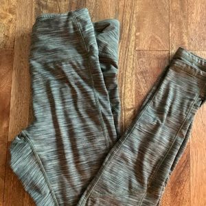 Kyodan fleece lined leggings olive heather